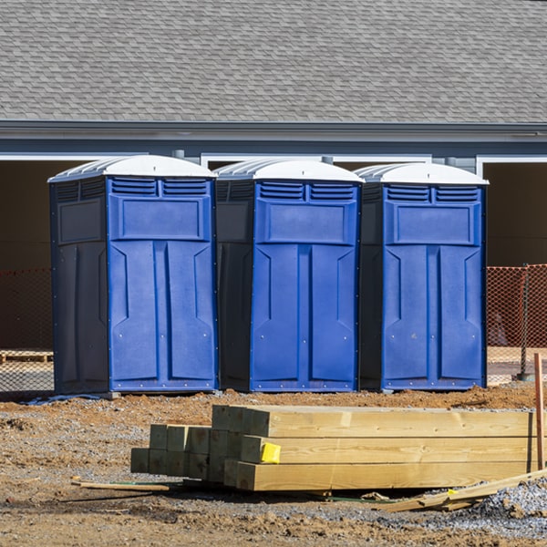 are there any restrictions on where i can place the portable toilets during my rental period in Cecilia